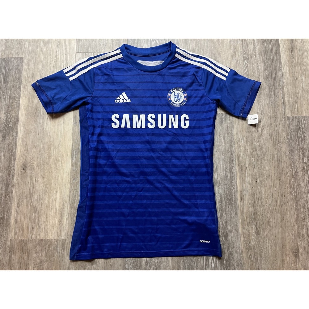 NWT Vintage Adidas Chelsea FC EPL Eden Hazard Soccer Football Jersey Size S